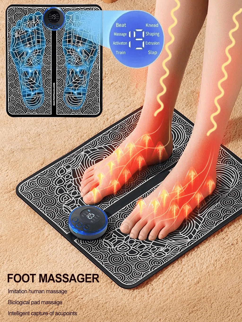 Electric Foot Massager Mat