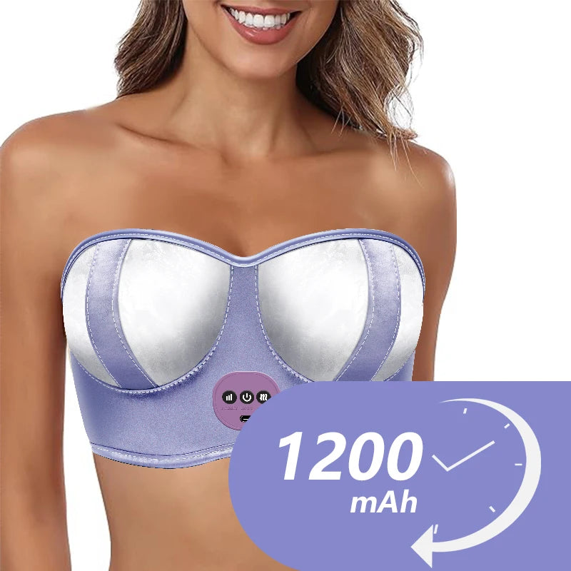 Rechargeable Breast Massager Bra