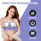 Rechargeable Breast Massager Bra