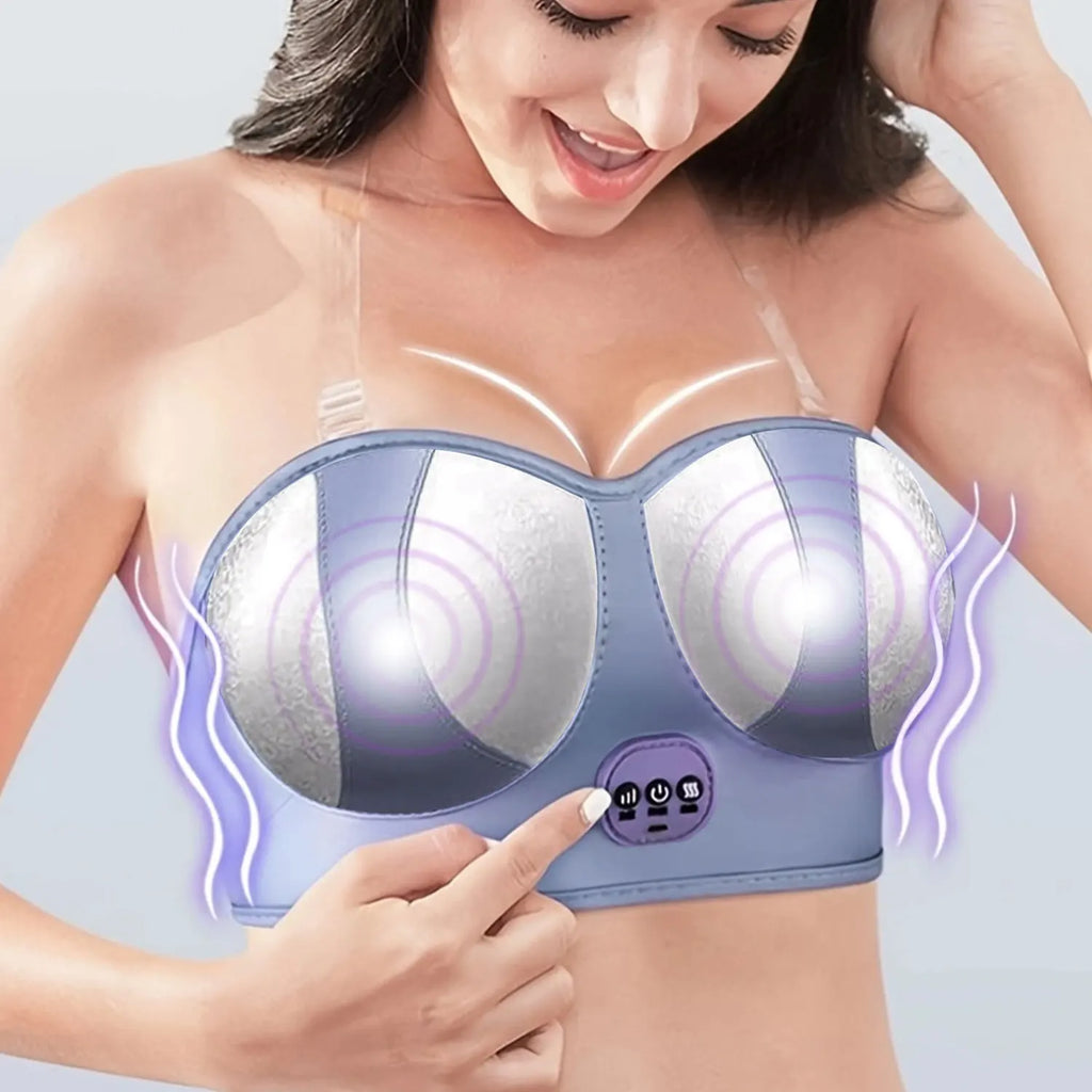 Rechargeable Breast Massager Bra
